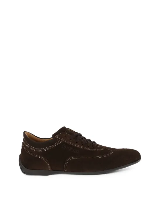 Braune Sparco Rennschuhe mit Schnürung