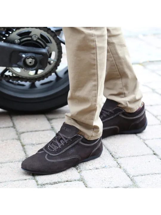 Braune Sparco Rennschuhe IMOLA-GP-CAM_TDM
