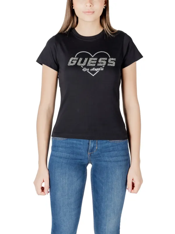 "Guess Active T-Shirts im Sale | Guess Active Damen Glamour T-Shirt Schwarz online kaufen"|Planet-Deluxe "Guess Active T-Shirts im Sale | Guess Active Damen Glamour T-Shirt Schwarz online kaufen"|Planet-Deluxe