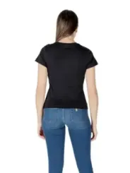 "Guess Active T-Shirts im Sale | Guess Active Damen Glamour T-Shirt Schwarz online kaufen"|Planet-Deluxe