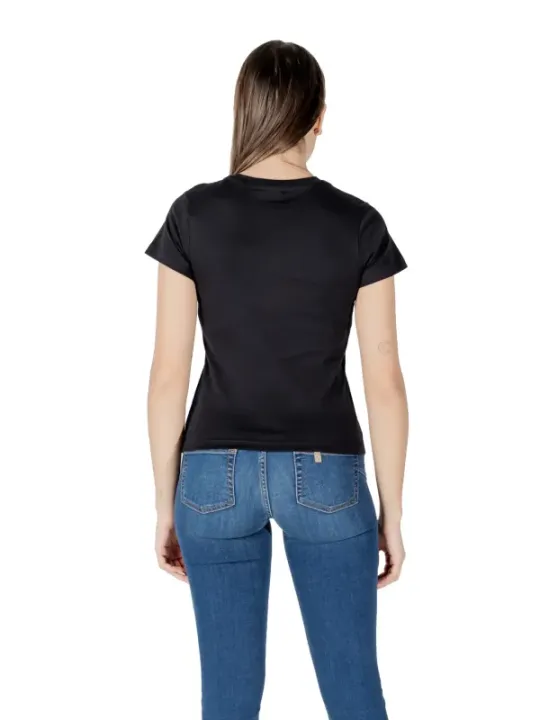 "Guess Active T-Shirts im Sale | Guess Active Damen Glamour T-Shirt Schwarz online kaufen"|Planet-Deluxe