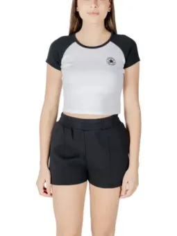 Converse Damen T-Shirt Weiß, Baumwollmix, Sommer 485481