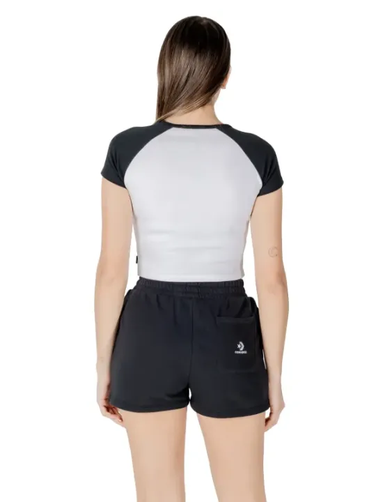 "Converse T-Shirts im Sale | Converse Classic Damen T-Shirt Weiß Baumwollmix Sommer 485481 online kaufen"|Planet-Deluxe