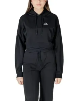 Converse Cozy Fleece Damen-Sweatshirt Schwarz - Warm & Stilvoll