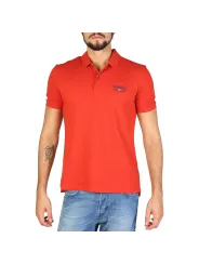 Orangefarbenes Napapijri Poloshirt mit Logo