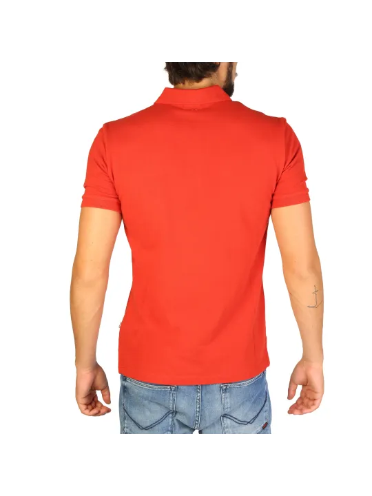 Orange Napapijri Poloshirt Kurzärmelig Herren