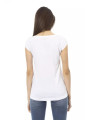 Tops & T-Shirts Chic White Tee with Front Print Detail 60,00 € 8055358423522 | Planet-Deluxe