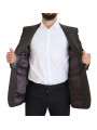 Blazers Elegant Striped Wool Blend Slim Blazer 2.330,00 € 8052145690679 | Planet-Deluxe