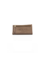 Wallets Elegant Brown Leather Wallet with Flap Closure 120,00 € 8058969854020 | Planet-Deluxe