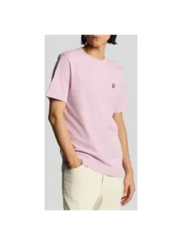 Rosa Lyle & Scott Sommer T-Shirt aus Baumwolle