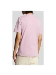 "Lyle & Scott T-Shirts im Sale | Lyle Scott Sommer T-Shirt Rosa Baumwolle  online kaufen"|Planet-Deluxe