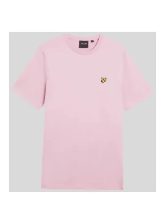 "Lyle & Scott T-Shirts im Sale | Lyle Scott Sommer T-Shirt Rosa Baumwolle  online kaufen"|Planet-Deluxe