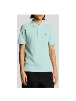 "Lyle & Scott Sommer Polo Azurblau – Stilvoll & Leicht"