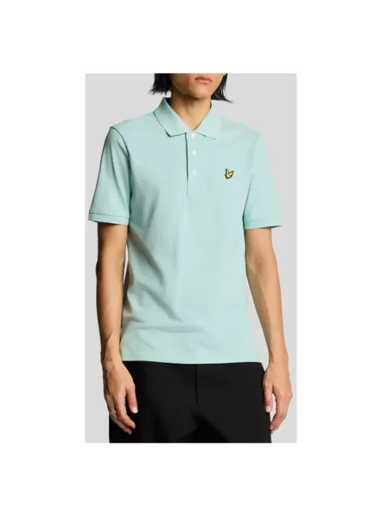 "Lyle & Scott Poloshirts im Sale | Lyle Scott Sommer Polo Azurblau online kaufen"|Planet-Deluxe