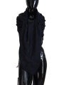 Scarves Elegant Silk-Wool Fringed Scarf in Dark Blue 560,00 € 8057001953554 | Planet-Deluxe