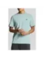 "Lyle & Scott T-Shirts im Sale | Lyle & Scott Herren T-Shirt Azurblau Baumwolle Sommerklassiker online kaufen"|Planet-Deluxe