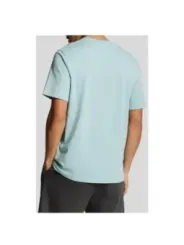 "Lyle & Scott T-Shirts im Sale | Lyle & Scott Herren T-Shirt Azurblau Baumwolle Sommerklassiker online kaufen"|Planet-Deluxe