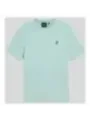 "Lyle & Scott T-Shirts im Sale | Lyle & Scott Herren T-Shirt Azurblau Baumwolle Sommerklassiker online kaufen"|Planet-Deluxe