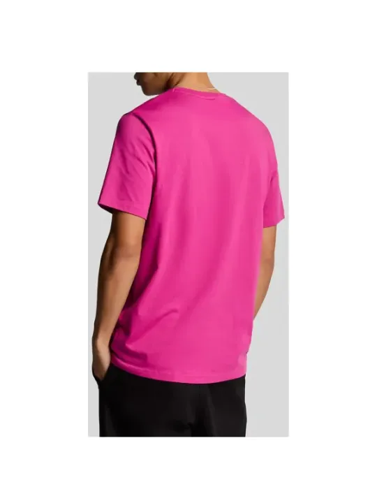 "Lyle & Scott T-Shirts im Sale | Lyle Scott Sommer Basic T-Shirt Fuchsinrot Herren online kaufen"|Planet-Deluxe