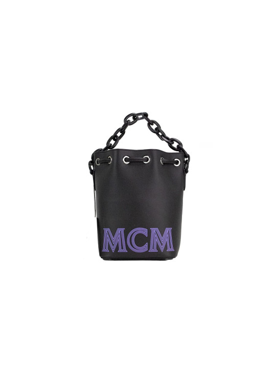 Handbags Mini Black Purple Smooth Leather Chain Shoulder Drawstring Bucket Handbag 760,00 € 8809735051798 | Planet-Deluxe
