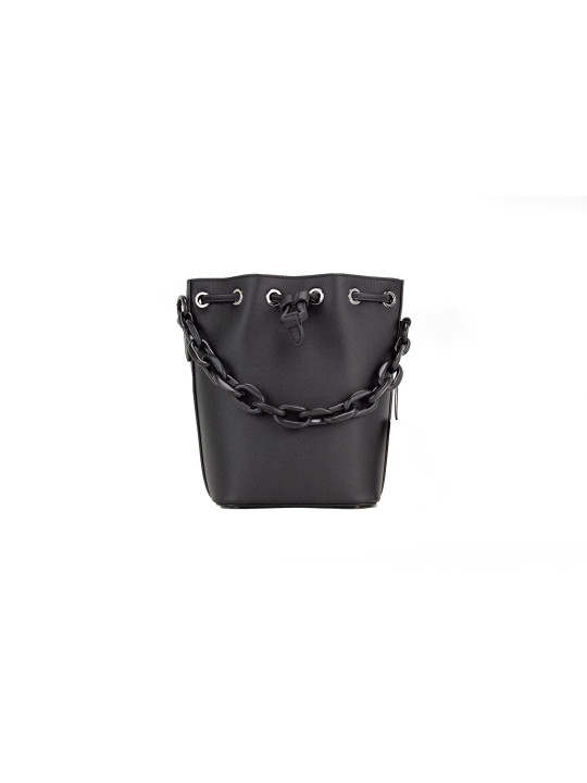 Handbags Mini Black Purple Smooth Leather Chain Shoulder Drawstring Bucket Handbag 760,00 € 8809735051798 | Planet-Deluxe