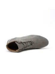 Graue Sparco Motorsport Leder Schuhe