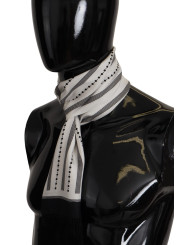 Scarves Elegant Monochrome Silk Men's Scarf 370,00 € 8054802093564 | Planet-Deluxe