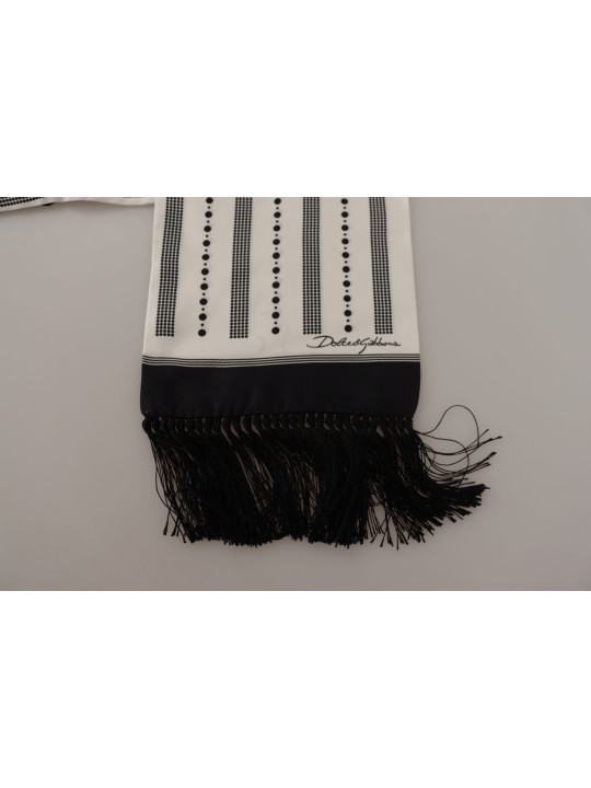 Scarves Elegant Monochrome Silk Men's Scarf 370,00 € 8054802093564 | Planet-Deluxe