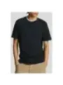 "Lyle & Scott T-Shirts im Sale | Lyle Scott Herren T-Shirt Blau Baumwolle Sommer Basic online kaufen"|Planet-Deluxe