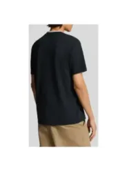 "Lyle & Scott T-Shirts im Sale | Lyle Scott Herren T-Shirt Blau Baumwolle Sommer Basic online kaufen"|Planet-Deluxe