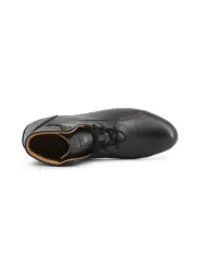 Schwarze Leder-Rennschuhe Sparco Monza