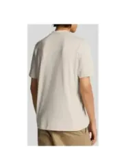 "Lyle & Scott T-Shirts im Sale | Lyle Scott Herren T-Shirt Beige Frühling/Sommer Baumwolle online kaufen"|Planet-Deluxe