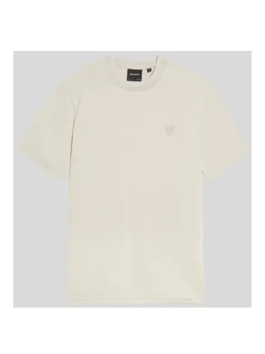 "Lyle & Scott T-Shirts im Sale | Lyle Scott Herren T-Shirt Beige Frühling/Sommer Baumwolle online kaufen"|Planet-Deluxe