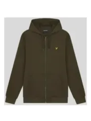 "Lyle & Scott Sweatshirts im Sale | Lyle Scott All-Season Fleecejacke Herren Grün online kaufen"|Planet-Deluxe