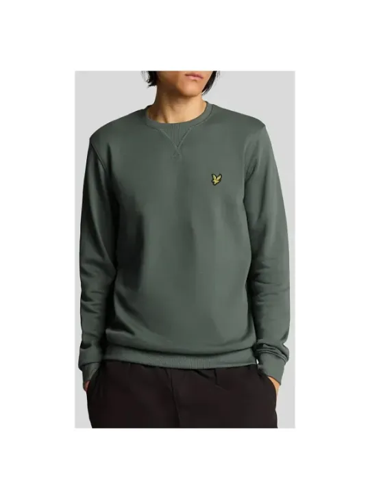 "Lyle & Scott Sweatshirts im Sale | Lyle Scott Fleece-Pullover Grün online kaufen"|Planet-Deluxe