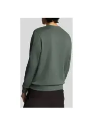 "Lyle & Scott Sweatshirts im Sale | Lyle Scott Fleece-Pullover Grün online kaufen"|Planet-Deluxe