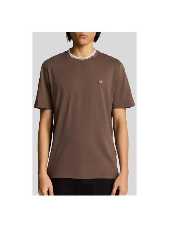 "Lyle & Scott T-Shirts im Sale | Lyle Scott Classic Comfort T-Shirt Herren Braun online kaufen"|Planet-Deluxe