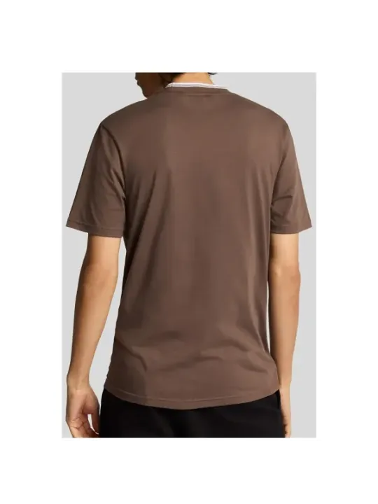 "Lyle & Scott T-Shirts im Sale | Lyle Scott Classic Comfort T-Shirt Herren Braun online kaufen"|Planet-Deluxe