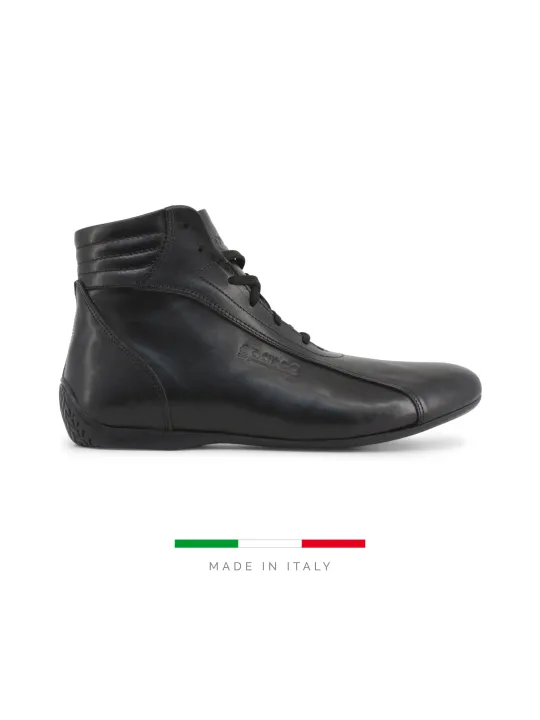 Schwarze Sparco Monza-GP Rennschuhe