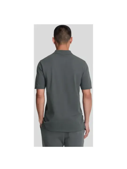 "Lyle & Scott Poloshirts im Sale | Lyle Scott Herren Poloshirt Grau Baumwolle Elasthan Frühlingsmode online kaufen"|Planet-Deluxe