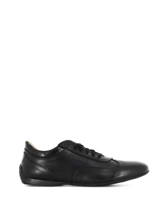 Schwarze Sparco IMOLA-GP Lederschuhe