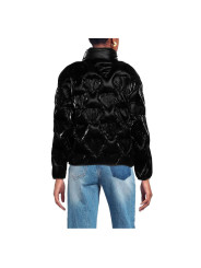 Jackets & Coats Chic Heart-Adorned Black Down Jacket 380,00 €  | Planet-Deluxe