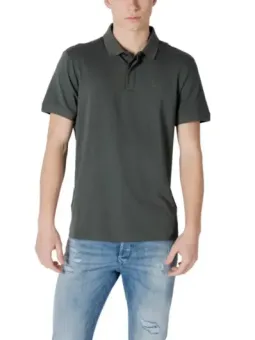 "Stylisches Ea7 Herren Polo in Grün für Frühling/Sommer"