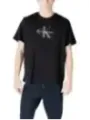 "Calvin Klein Jeans T-Shirts im Sale | Calvin Klein Herren TShirt Schwarz Frühjahr Sommer online kaufen"|Planet-Deluxe