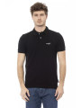 Polo Shirt Elegant Black Cotton Polo with Front Embroidery 120,00 € 2000050854392 | Planet-Deluxe