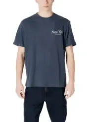 "Calvin Klein Jeans T-Shirts im Sale | Calvin Klein Herren TShirt Blau Baumwolle HerbstWinter online kaufen"|Planet-Deluxe