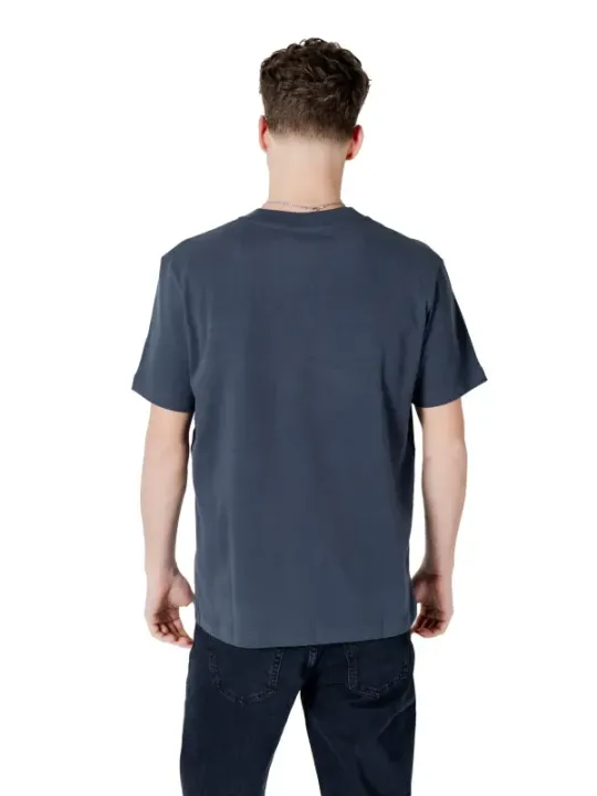 "Calvin Klein Jeans T-Shirts im Sale | Calvin Klein Herren TShirt Blau Baumwolle HerbstWinter online kaufen"|Planet-Deluxe