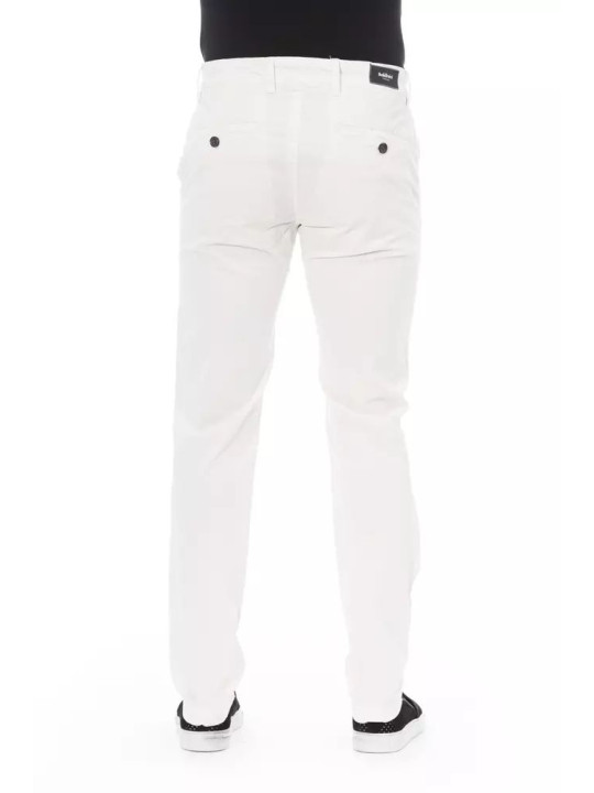 Jeans & Pants Elegant White Chino Trousers for Men 210,00 € 2000051582881 | Planet-Deluxe