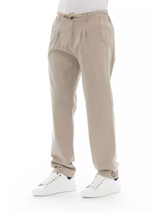 Jeans & Pants Chic Beige Chino Trousers for Men 210,00 € 2000051584861 | Planet-Deluxe