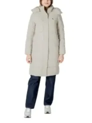 "Calvin Klein Jeans Jacken im Sale | Calvin Klein Damen Beige Pufferjacke für Herbst/Winter online kaufen"|Planet-Deluxe